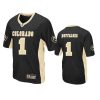 mens colorado buffaloes 1 black max power jersey