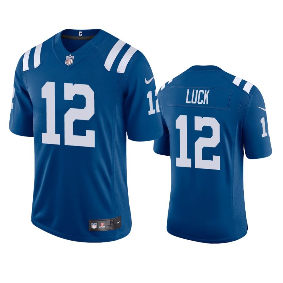 mens colts andrew luck royal 2020 vapor limited jersey