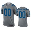 mens colts custom gray inverted legend jersey