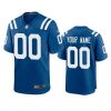 mens colts custom royal 2020 game jersey