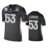 mens colts darius leonard anthracite 2021 afc pro bowl game jersey