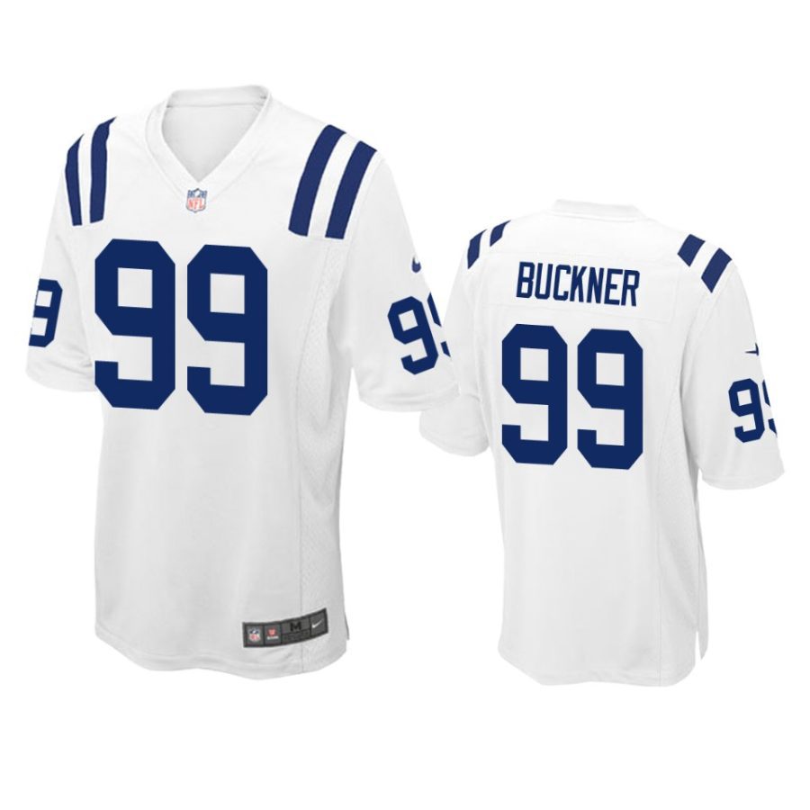 mens colts deforest buckner white game jersey