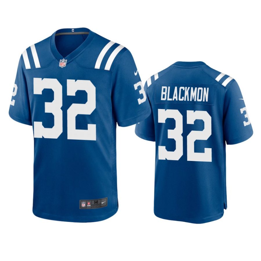 mens colts julian blackmon royal game jersey