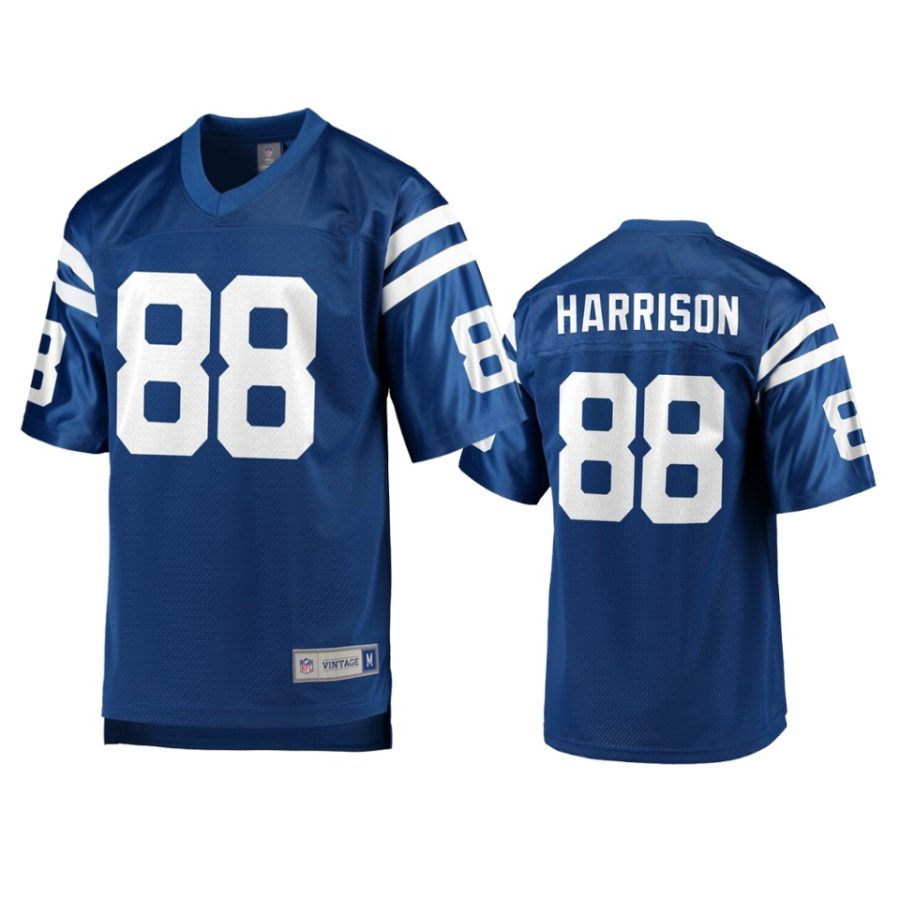 mens colts marvin harrison royal nfl pro line retired player jersey