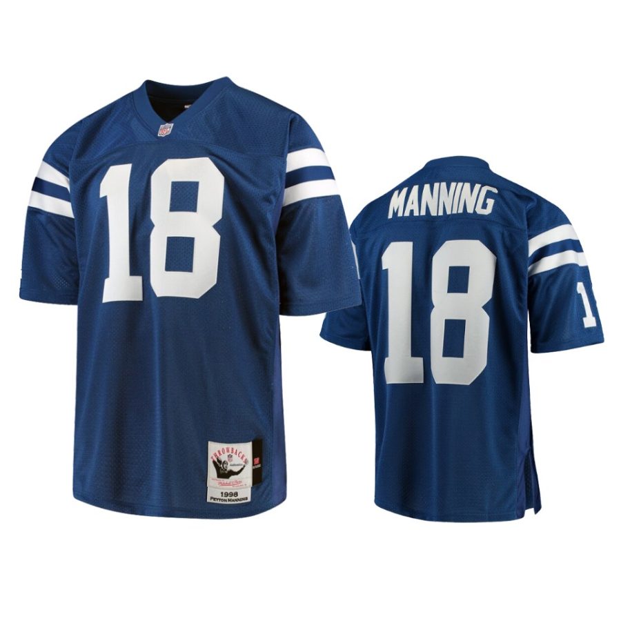 mens colts peyton manning royal 1998 authentic jersey