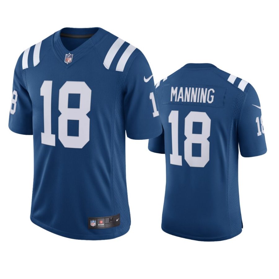 mens colts peyton manning royal limited jersey