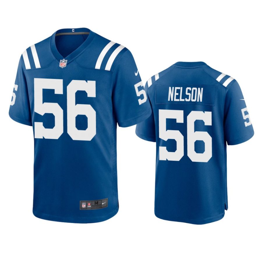 mens colts quenton nelson royal 2020 game jersey