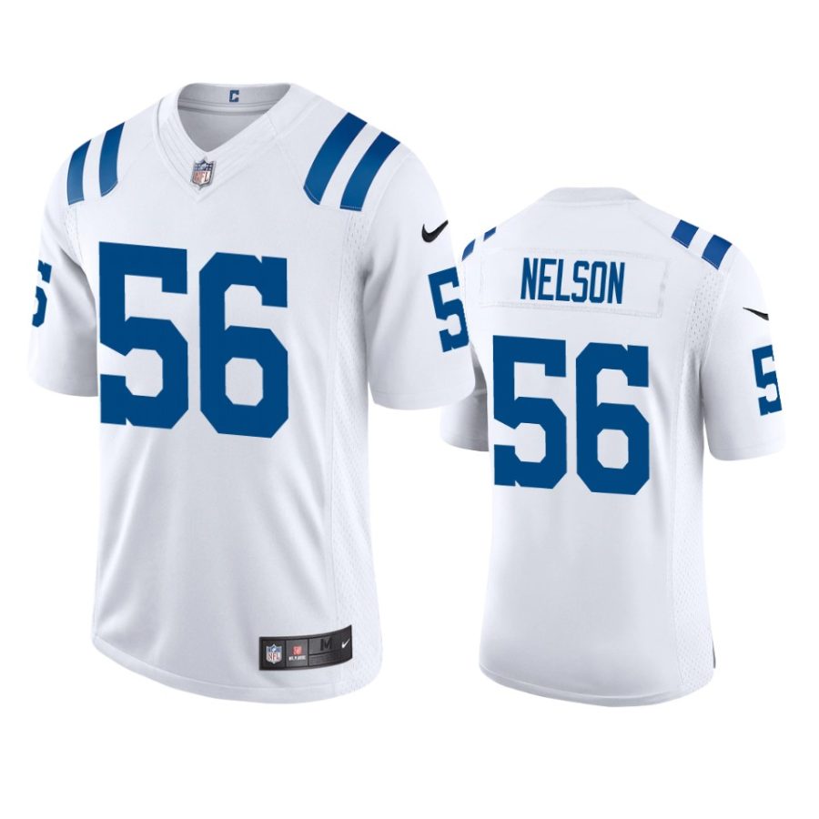 mens colts quenton nelson white 2020 vapor limited jersey