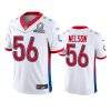 mens colts quenton nelson white game 2022 afc pro bowl jersey