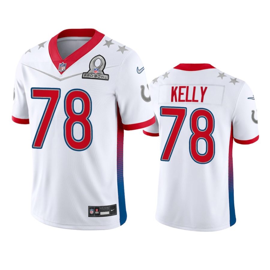 mens colts ryan kelly white game 2022 afc pro bowl jersey