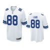 mens cowboys ceedee lamb white game jersey