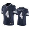 mens cowboys dak prescott navy vapor untouchable limited jersey