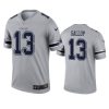 mens cowboys michael gallup gray inverted legend jersey