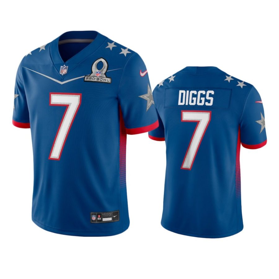 mens cowboys trevon diggs royal game 2022 nfc pro bowl jersey