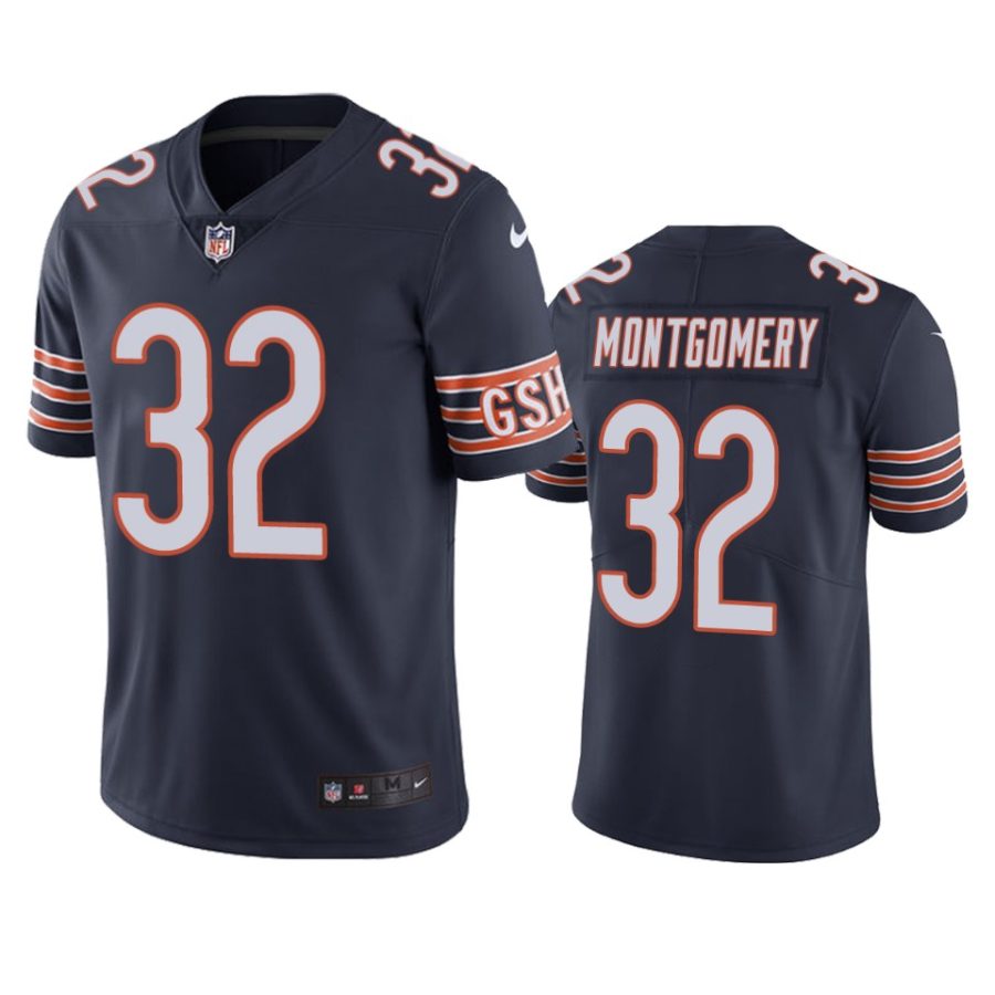 mens david montgomery bears navy color rush limited jersey