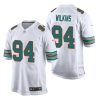 mens dolphins christian wilkins white alternate game game jersey