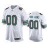 mens dolphins custom white alternate game game jersey