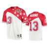 mens dolphins dan marino white red 1994 pro bowl jersey