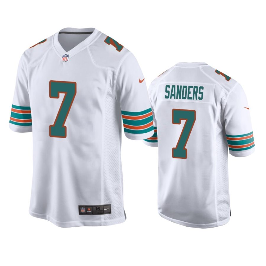 mens dolphins jason sanders white alternate game game jersey