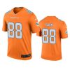 mens dolphins mike gesicki orange color rush legend jersey