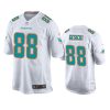 mens dolphins mike gesicki white game jersey