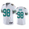 mens dolphins raekwon davis white alternate vapor limited jersey