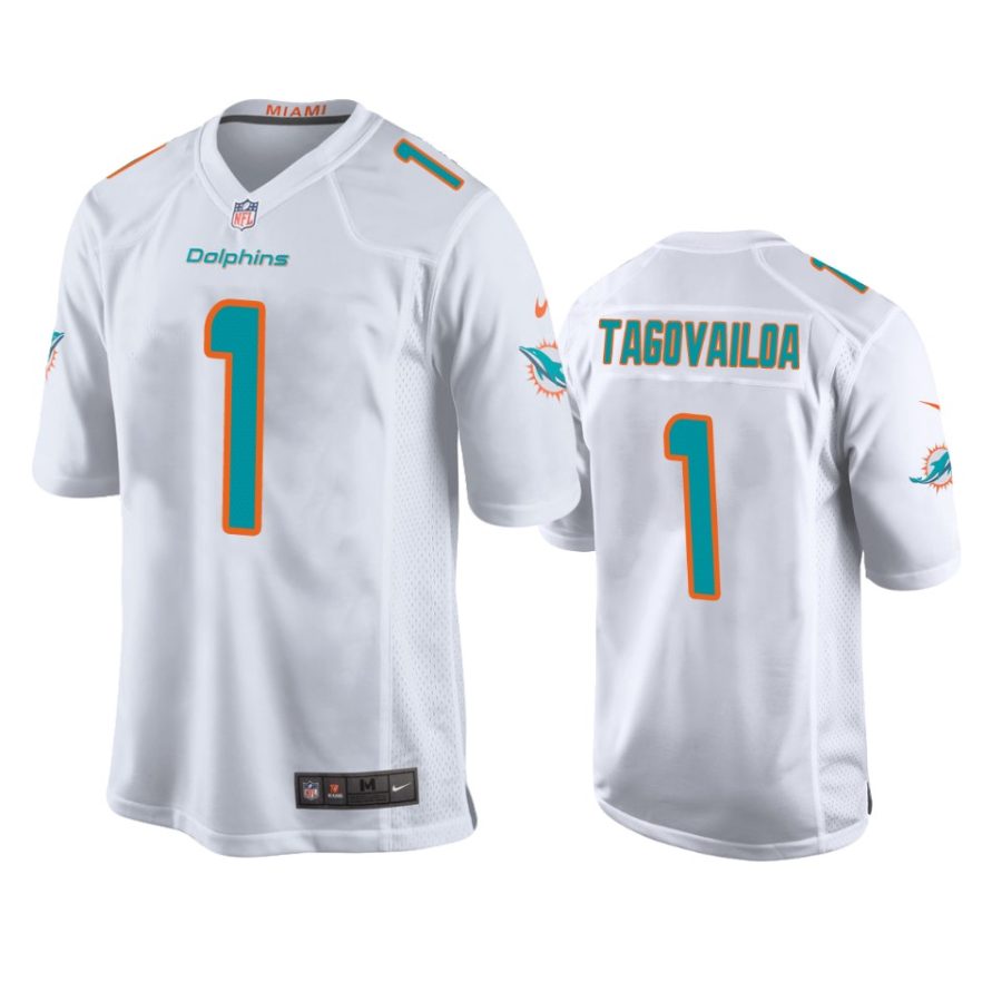 mens dolphins tua tagovailoa white game jersey