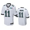 mens eagles a.j. brown white super bowl lvii game jersey