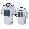 mens eagles dallas goedert white super bowl lvii game jersey