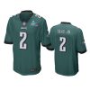 mens eagles darius slay jr midnight green super bowl lvii game jersey