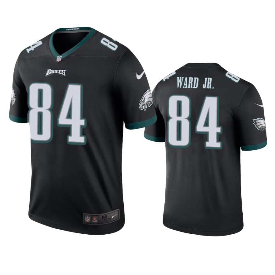 mens eagles greg ward jr. black color rush legend jersey