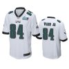 mens eagles greg ward jr. white super bowl lvii game jersey