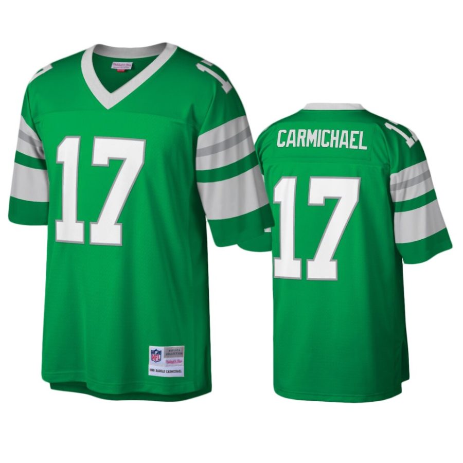 mens eagles harold carmichael kelly green legacy replica jersey