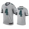 mens eagles jake elliott silver inverted legend jersey