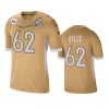 mens eagles jason kelce gold 2021 nfc pro bowl game jersey