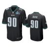 mens eagles jordan davis black super bowl lvii game jersey