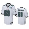 mens eagles landon dickerson white super bowl lvii game jersey