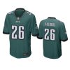 mens eagles miles sanders green game jersey