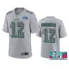 mens eagles randall cunningham gray super bowl lvii atmosphere jersey