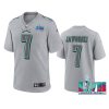 mens eagles ron jaworski gray super bowl lvii atmosphere jersey