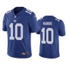 mens eli manning giants royal vapor jersey