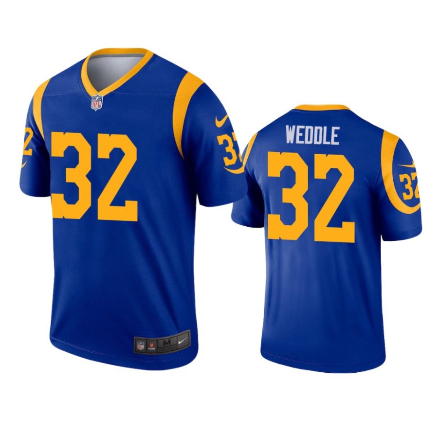 mens eric weddle rams royal legend jersey