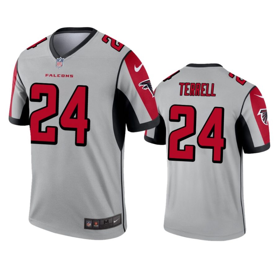 mens falcons a.j. terrell silver inverted legend jersey