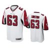 mens falcons chris lindstrom white game jersey