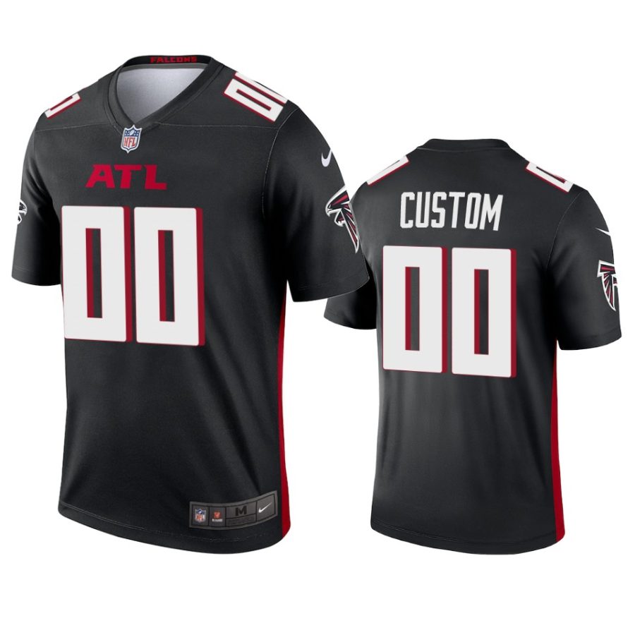 mens falcons custom black 2020 legend jersey