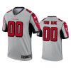 mens falcons custom silver inverted legend jersey