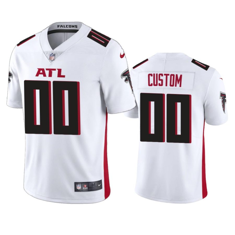 mens falcons custom white 2020 vapor limited jersey