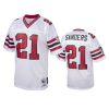 mens falcons deion sanders white 1989 authentic throwback jersey