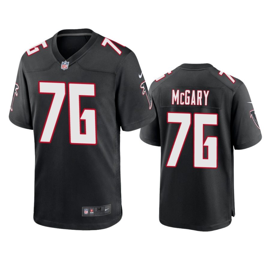 mens falcons kaleb mcgary black 2020 throwback game jersey