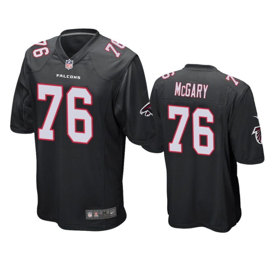 mens falcons kaleb mcgary black alternate game jersey